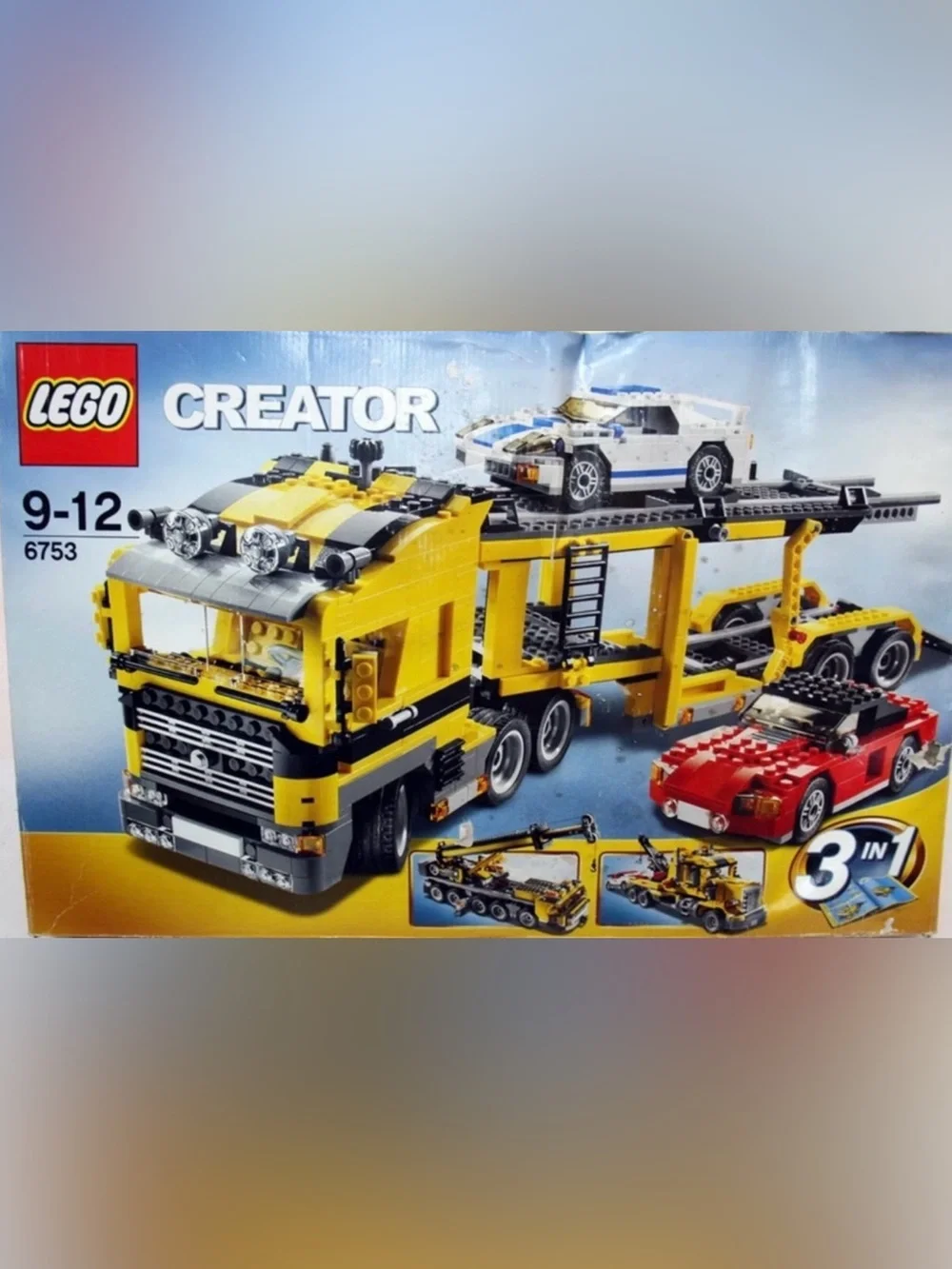 RARE 2009 LEGO CREATOR 6753 HIGHWAY TRANSPORT 3 IN 1